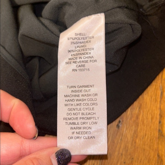 Elegant Black Wide-Leg Women's Pants - Picture 4 of 7